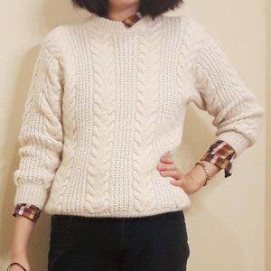 La Bamba Peru Hand Knit Alpaca Sweater, S